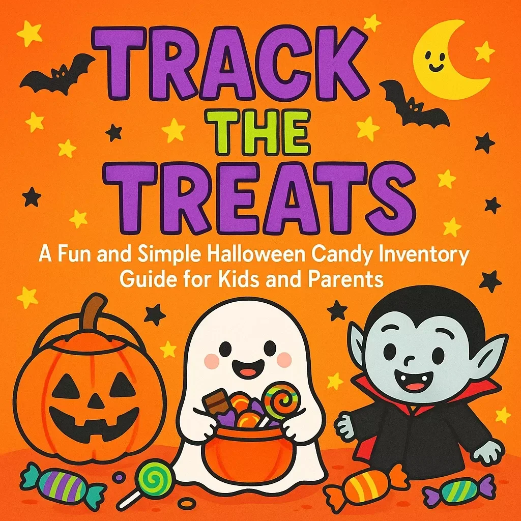 Track the Treats: A Fun and Simple Halloween Candy Inventory Guide for Kids and Parents | Printable Halloween Candy Inventory Tracker, Family eBook & Digital Download