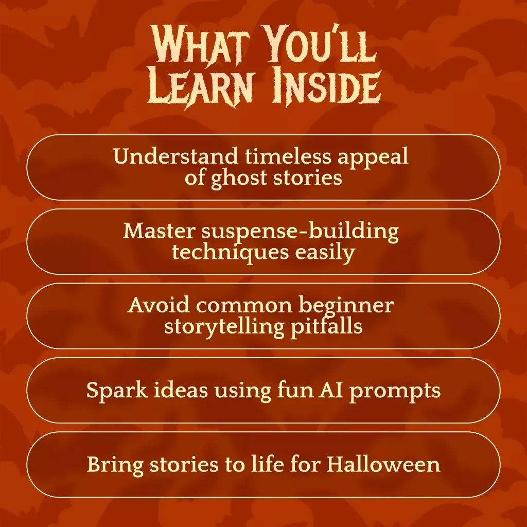 Whispers in the Dark: A Beginner’s Guide to Spooky Ghost Stories | Digital Download eBook | Learn to Write and Tell Spine-Chilling Tales