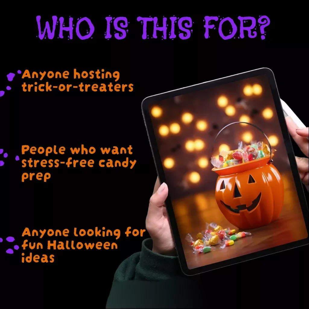 Sweet Strategy: Your Ultimate Trick-Or-Treat Candy Stock-Up Plan | Halloween eBook | Digital Download Candy Guide | Stress-Free Trick-Or-Treat Candy Stock-Up Plan