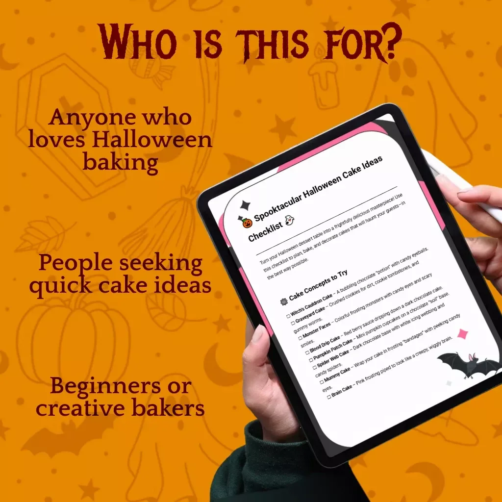 Spooktacular Halloween Cake Ideas Checklist – Fun & Scary Halloween Cake Ideas for Creative Bakers