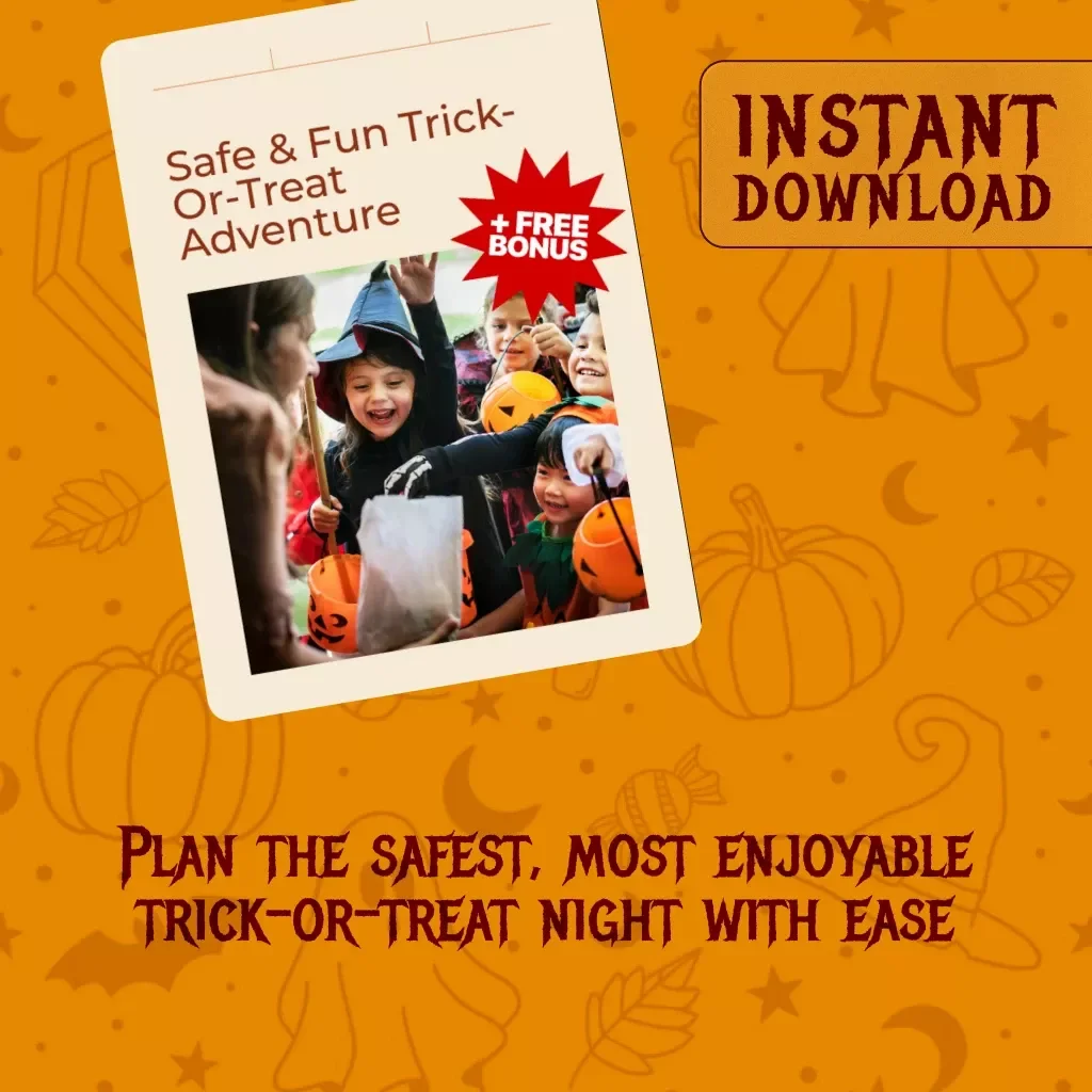 Safe & Fun Trick-Or-Treat Adventure | Halloween Ebook | How to Create a Trick-Or-Treat Safety Route List for Families