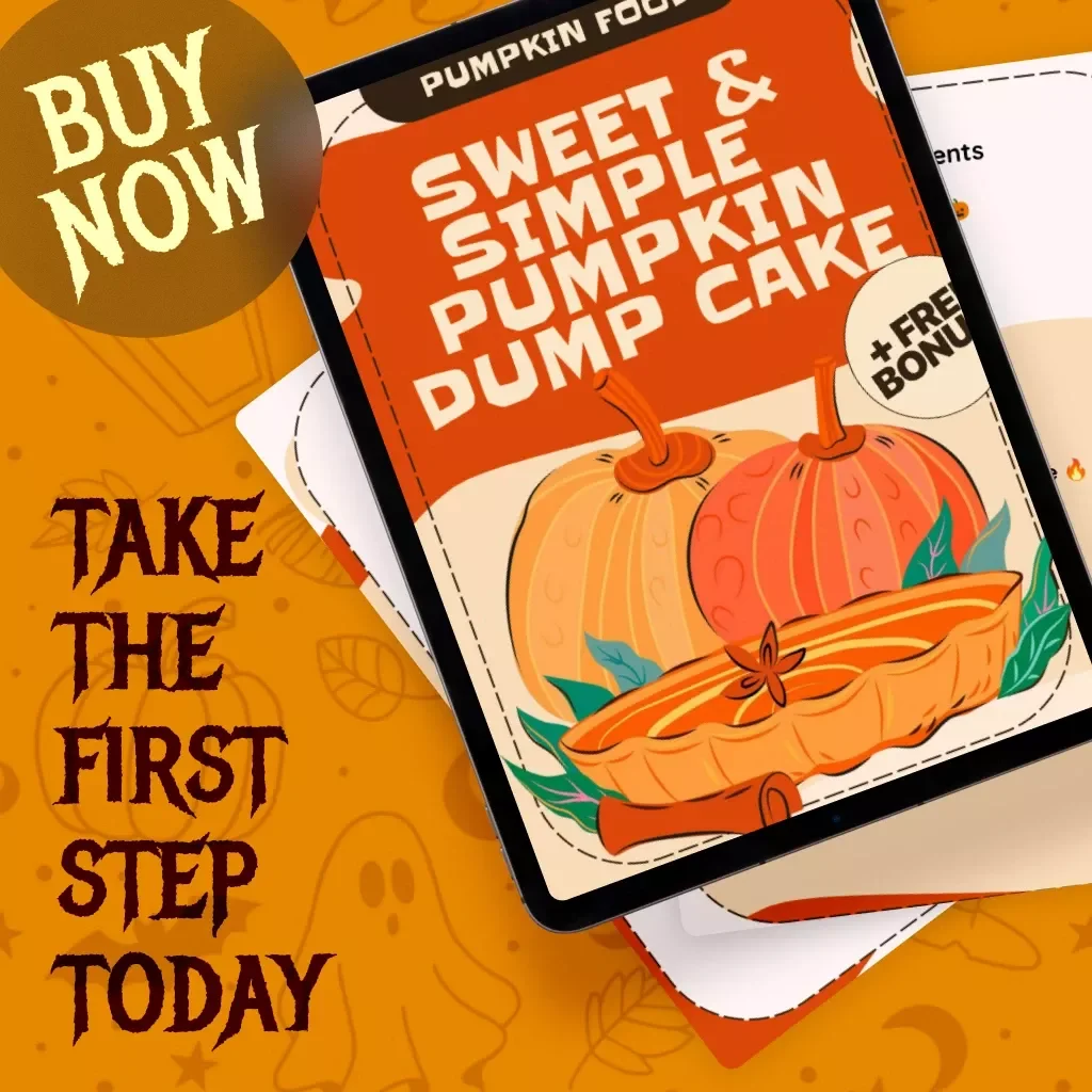 Sweet & Simple Pumpkin Dump Cake | Cozy Fall Dessert Guide | Easy Pumpkin Dump Cake Recipe eBook & Creative Ideas