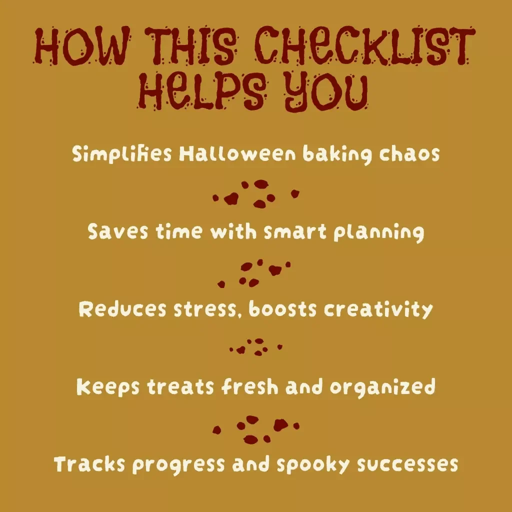 The Ultimate Halloween Treat Baking Tracker Checklist | Digital Download | How to Build a Halloween Treat Baking Tracker | Printable Party Planner