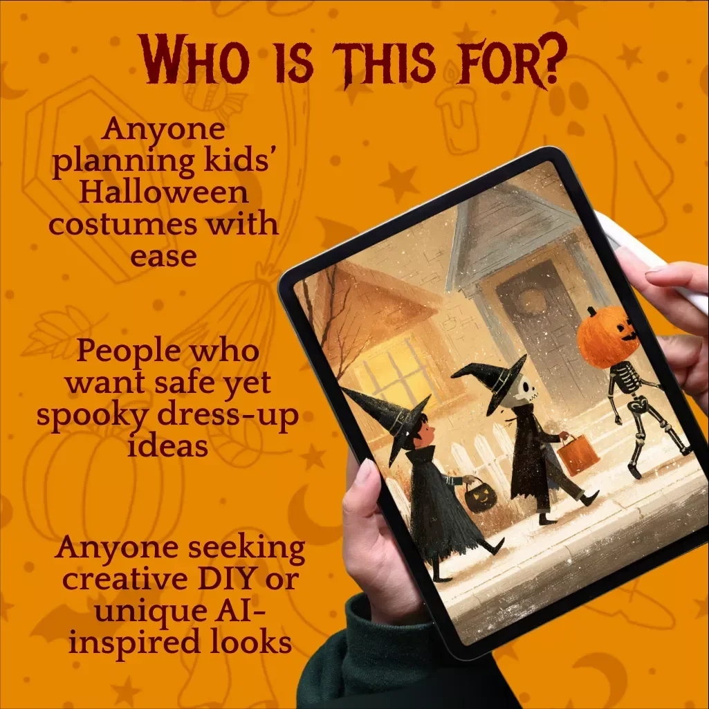 Tiny Terrors: Guide to Scary Halloween Costumes for Kids | Digital Download eBook | DIY, Pop Culture & Classic Monster Ideas | Safe & Age-Appropriate Scary Costumes