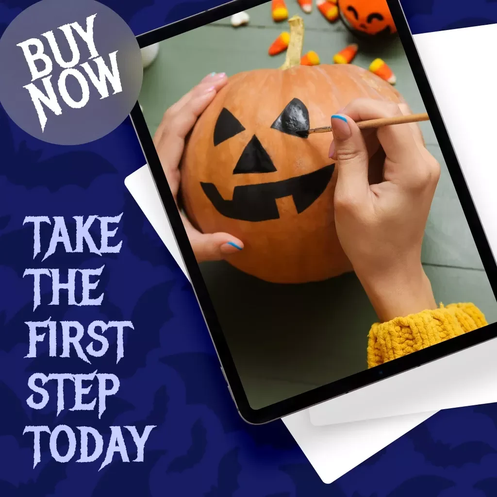 No-Carve, All-Fun! Pumpkin Decorating Checklist | Creative Pumpkin Decorating Ideas Without Carving | DIY Fall & Halloween Digital Download