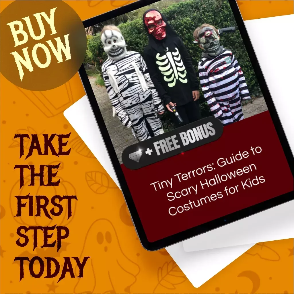 Tiny Terrors: Guide to Scary Halloween Costumes for Kids | Digital Download eBook | DIY, Pop Culture & Classic Monster Ideas | Safe & Age-Appropriate Scary Costumes