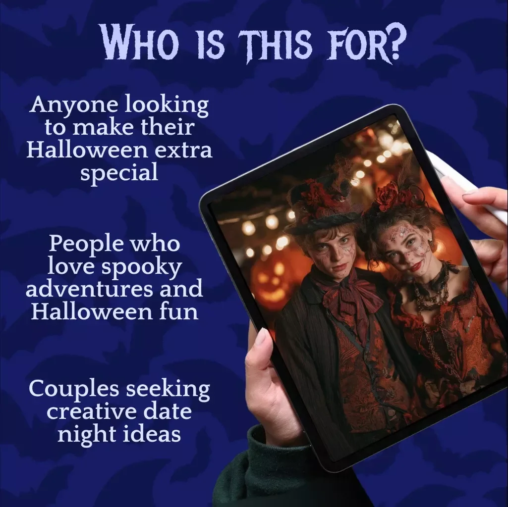 Spooky Date Night Checklist - The Ultimate Halloween Date Planner for Couples - Digital Download Guide