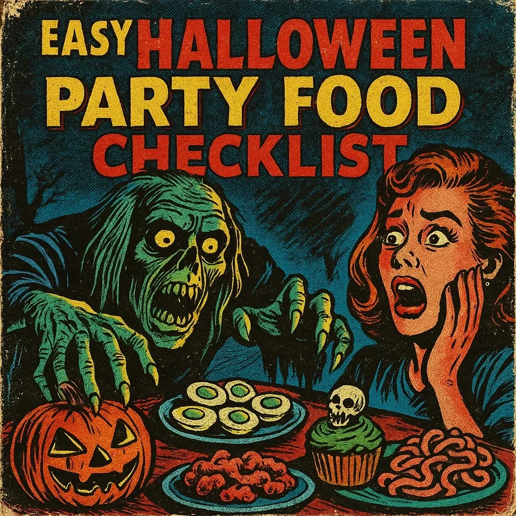 Easy Halloween Party Food Checklist – Ultimate Digital Guide for Easy Halloween Party Food, Spooky Snacks & Stress-Free Party Planning