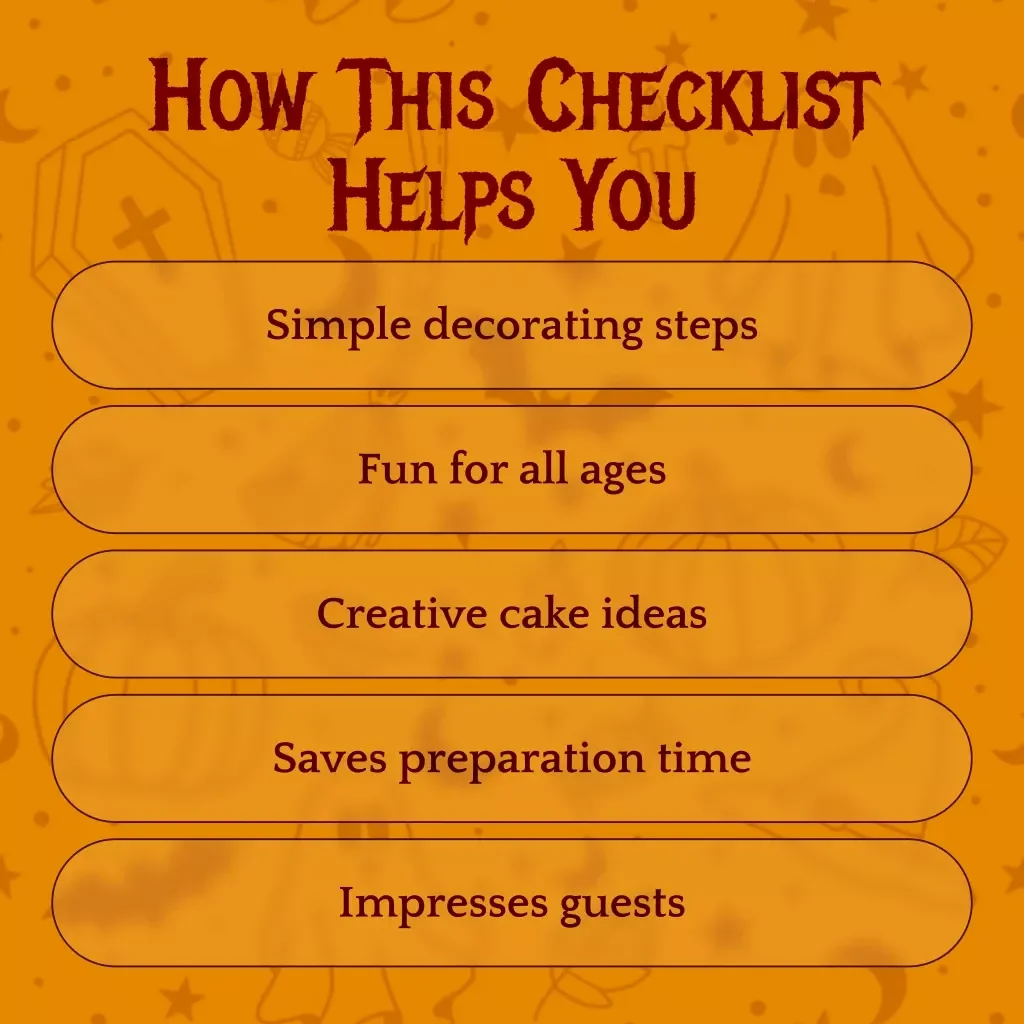Spooktacular Halloween Cake Ideas Checklist – Fun & Scary Halloween Cake Ideas for Creative Bakers