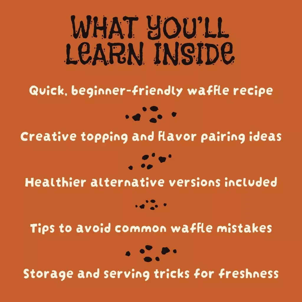 Golden & Cozy: The Pumpkin Waffle Guide | Fall Breakfast eBook | Easy Pumpkin Waffle Recipe Ideas, Toppings & Variations