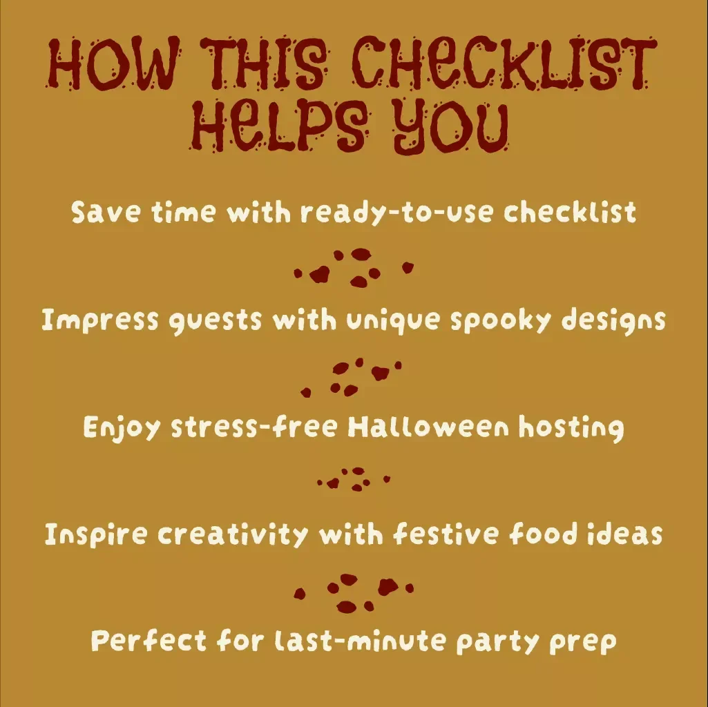 Spooktacular Halloween Charcuterie Board Checklist | Digital Download Guide, eBook & Printable Party Planner