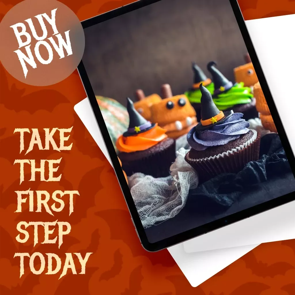 Spooky Dessert Checklist | Digital Halloween Treats Guide | Fun & Easy Spooky Dessert Ideas for Parties, Kids, and DIY Halloween Baking