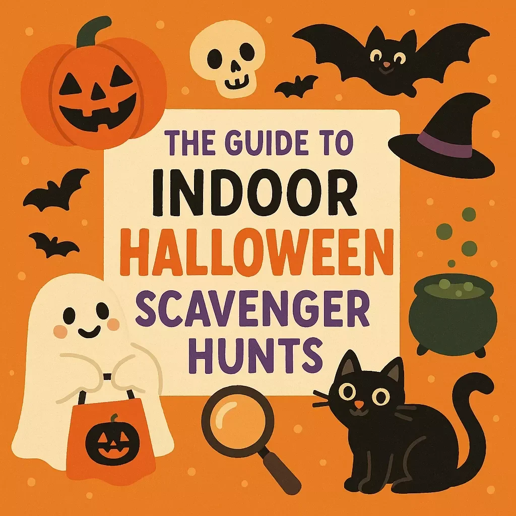 The Guide to Indoor Halloween Scavenger Hunts | Fun DIY How to Do Indoor Halloween Scavenger Hunts for Kids, Families, and Parties | Digital Download eBook & Checklist