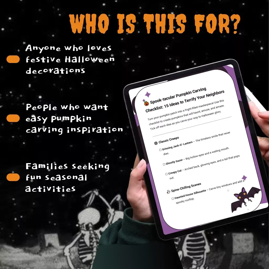 Spook-tacular Pumpkin Carving Checklist: 15 Ideas to Terrify Your Neighbors – Scary Pumpkin Carving Ideas for Halloween Fun