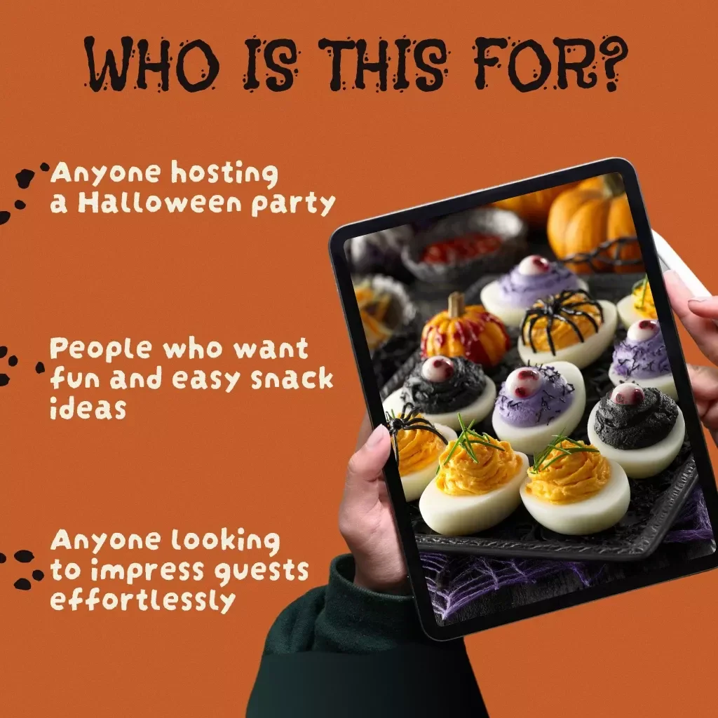 Spooktacular Savory Snacks for Halloween | Printable Checklist for Easy Party-Ready Savory Halloween Snacks, Appetizers & Party Prep Guide