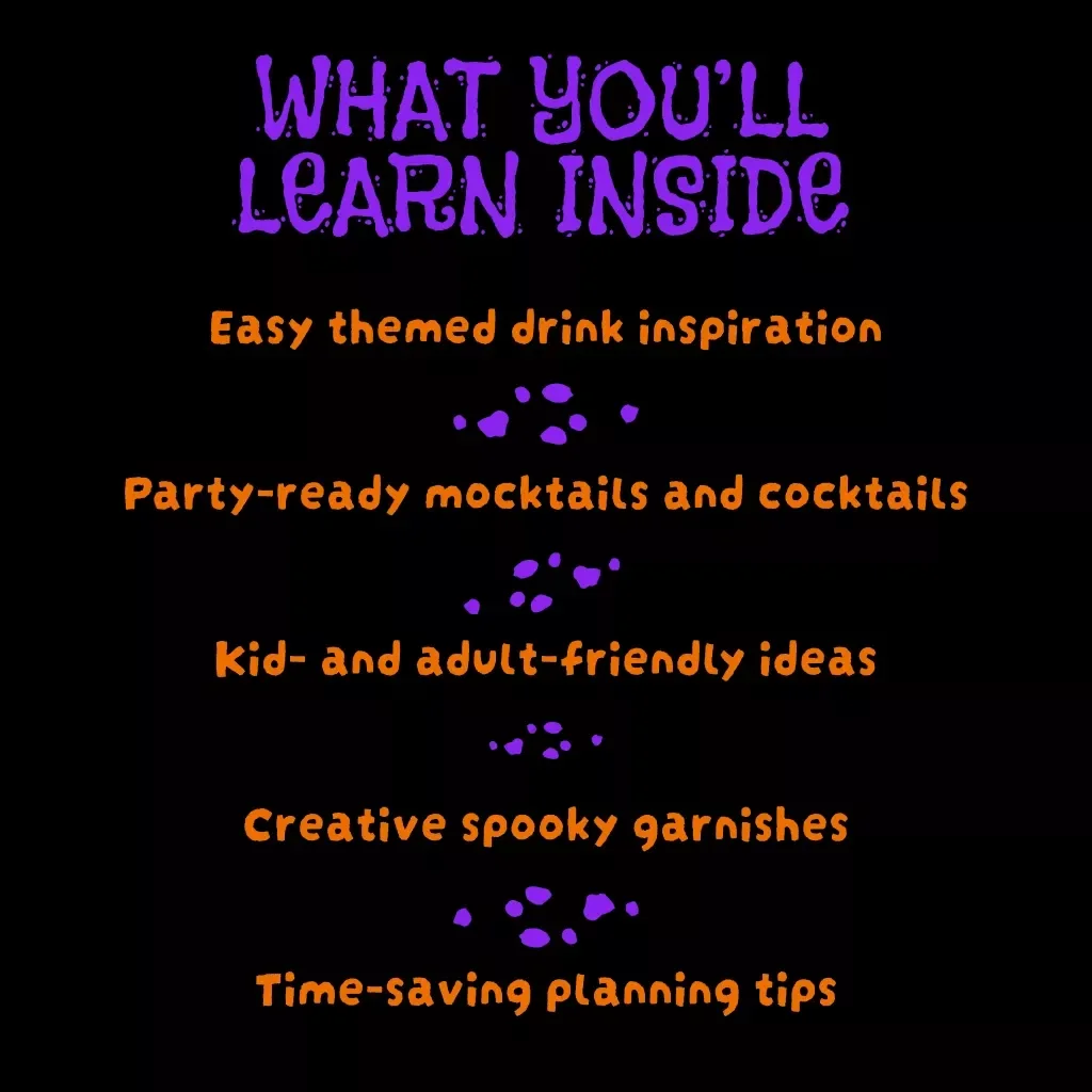 Wicked Sips and Spooky Spirits – The Ultimate Halloween Drink Recipe Guide | Halloween Drinks Recipes eBook for Parties, Mocktails, Cocktails & More