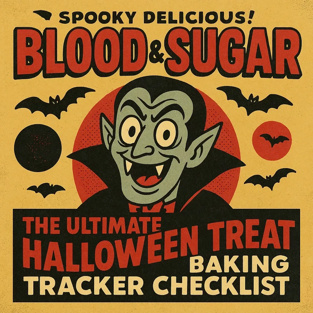 The Ultimate Halloween Treat Baking Tracker Checklist | Digital Download | How to Build a Halloween Treat Baking Tracker | Printable Party Planner