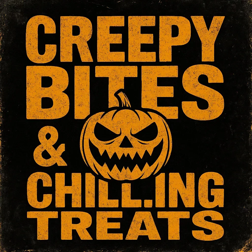 Creepy Bites & Chilling Treats eBook – Halloween Recipes, Spooky Desserts, Creepy Appetizers & Party Planning Guide for Kids and Adults
