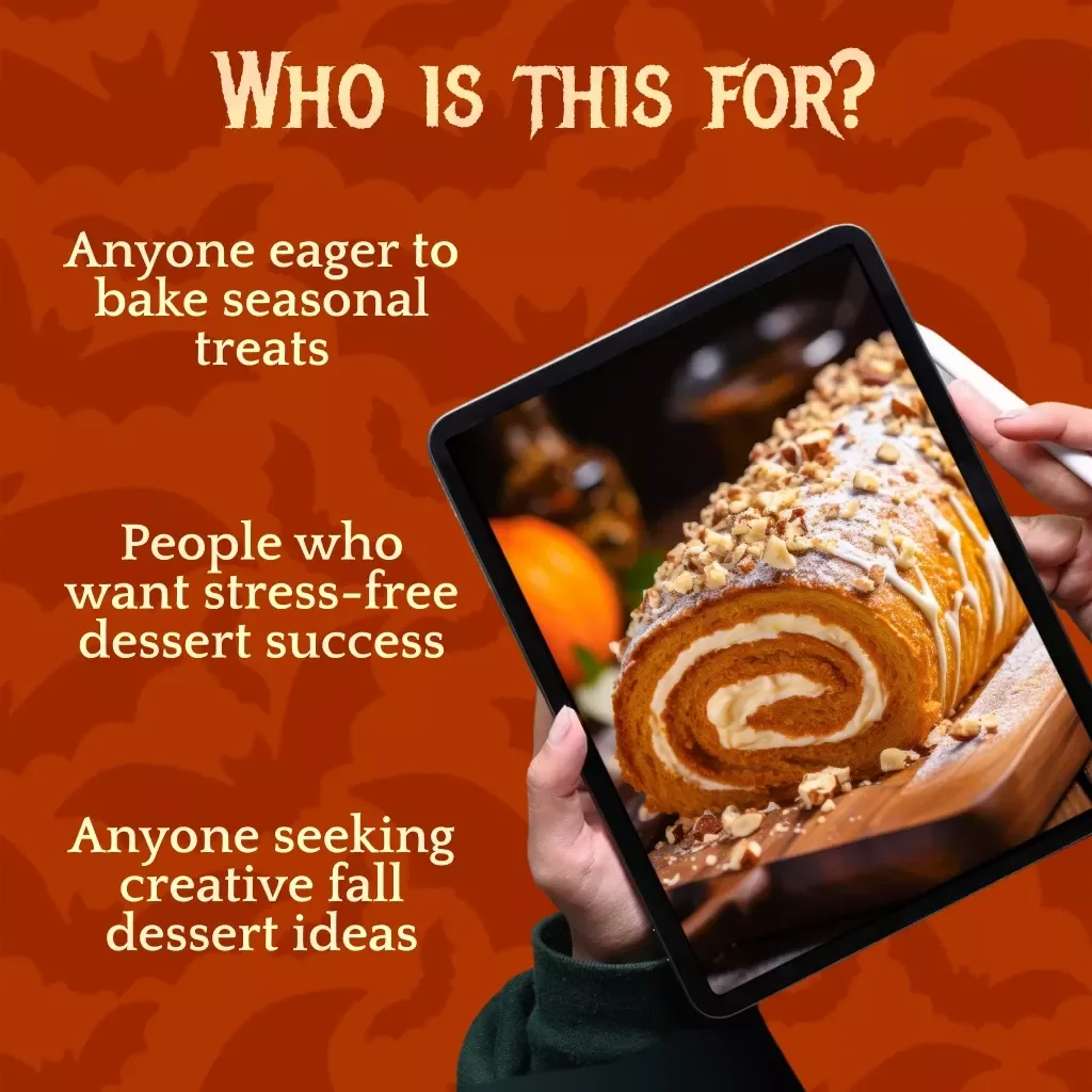 Pumpkin Roll Recipe Guide | Step-by-Step Baking Instructions, Ingredients List, AI Prompt Ideas & Common Mistake Fixes | Printable Digital Download