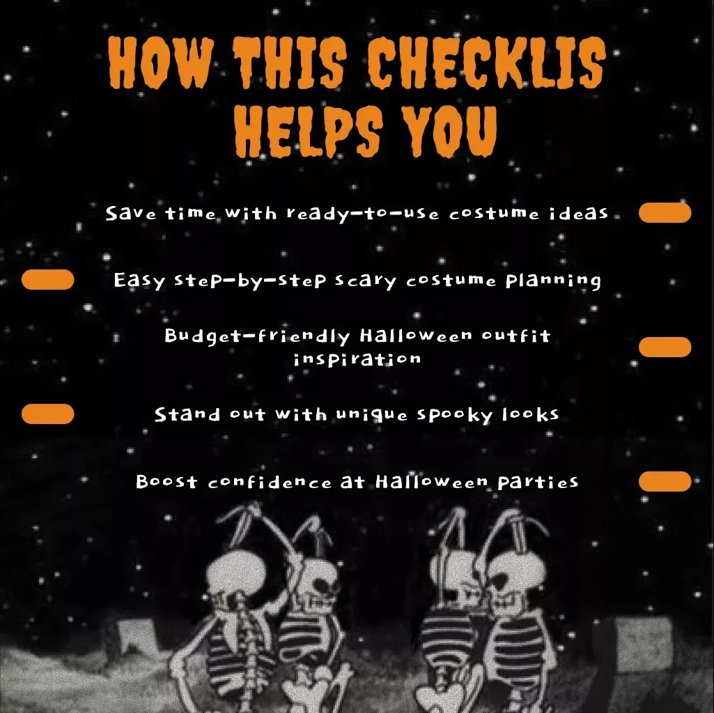 Ultimate Scary Halloween Costumes for Men – Checklist for a Spine-Chilling Look! | Digital Download eBook, Halloween Guide, Printable Costume Ideas
