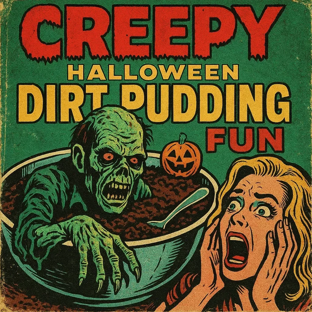 Creepy Halloween Dirt Pudding Fun | Spooky Party Dessert Guide, Step-by-Step eBook, Creative Twists & AI Party Planning Tips
