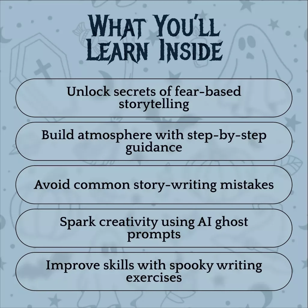 Whispers of the Unknown | Scary Ghost Stories Writing Guide, Digital Download eBook & Creative Prompts for Haunted Tales