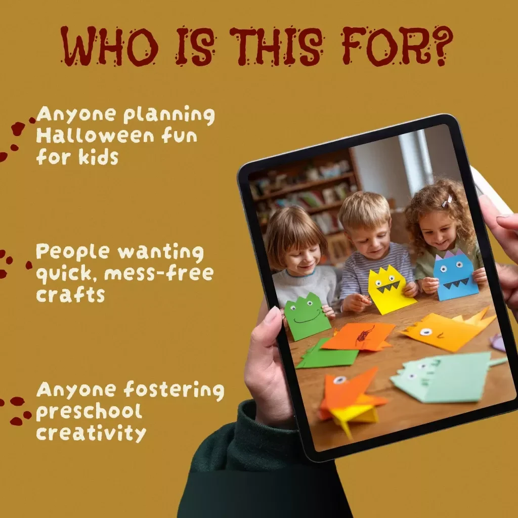 Spooky Crafts for Little Hands Checklist | Halloween Craft Ideas for Preschoolers | Fun & Easy DIY Activities Printable
