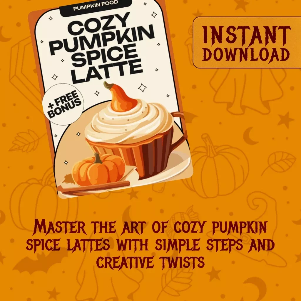 Cozy Pumpkin Spice Latte | Fall-Inspired Recipe Guide | Digital Download for Homemade Pumpkin Spice Latte Lovers