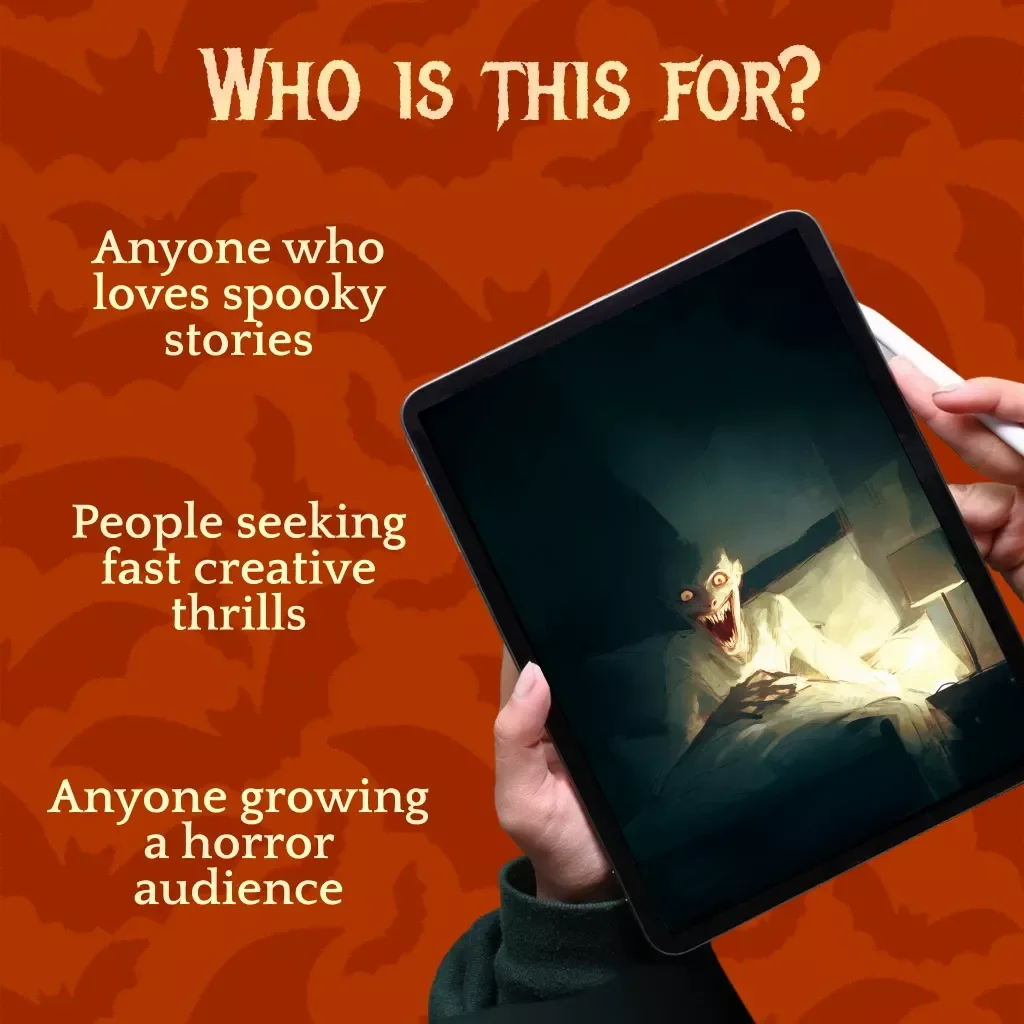Fear in a Flash: Mastering the Two-Sentence Scary Story | Horror Writing Guide for Crafting Terrifying Two Sentence Scary Stories, eBook & Digital Download