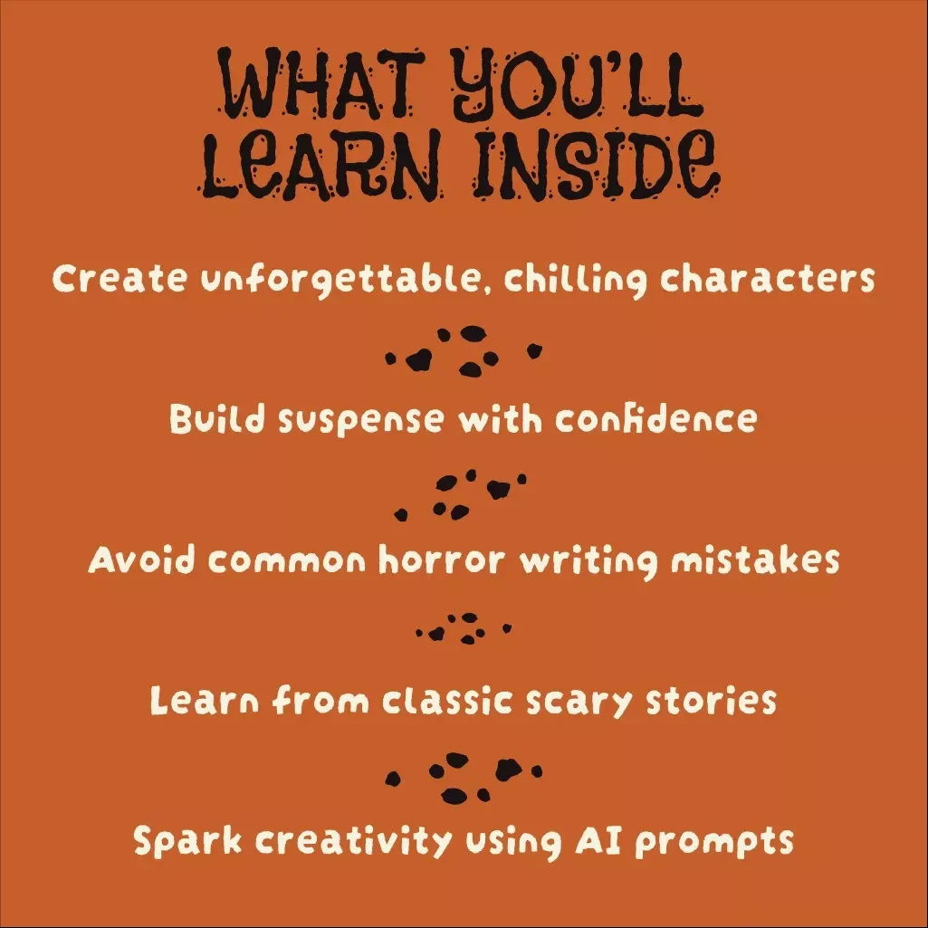 Fright Night Tales | Scary Stories eBook | Horror Writing Guide, Digital Download for Aspiring Authors, Writers & Storytellers