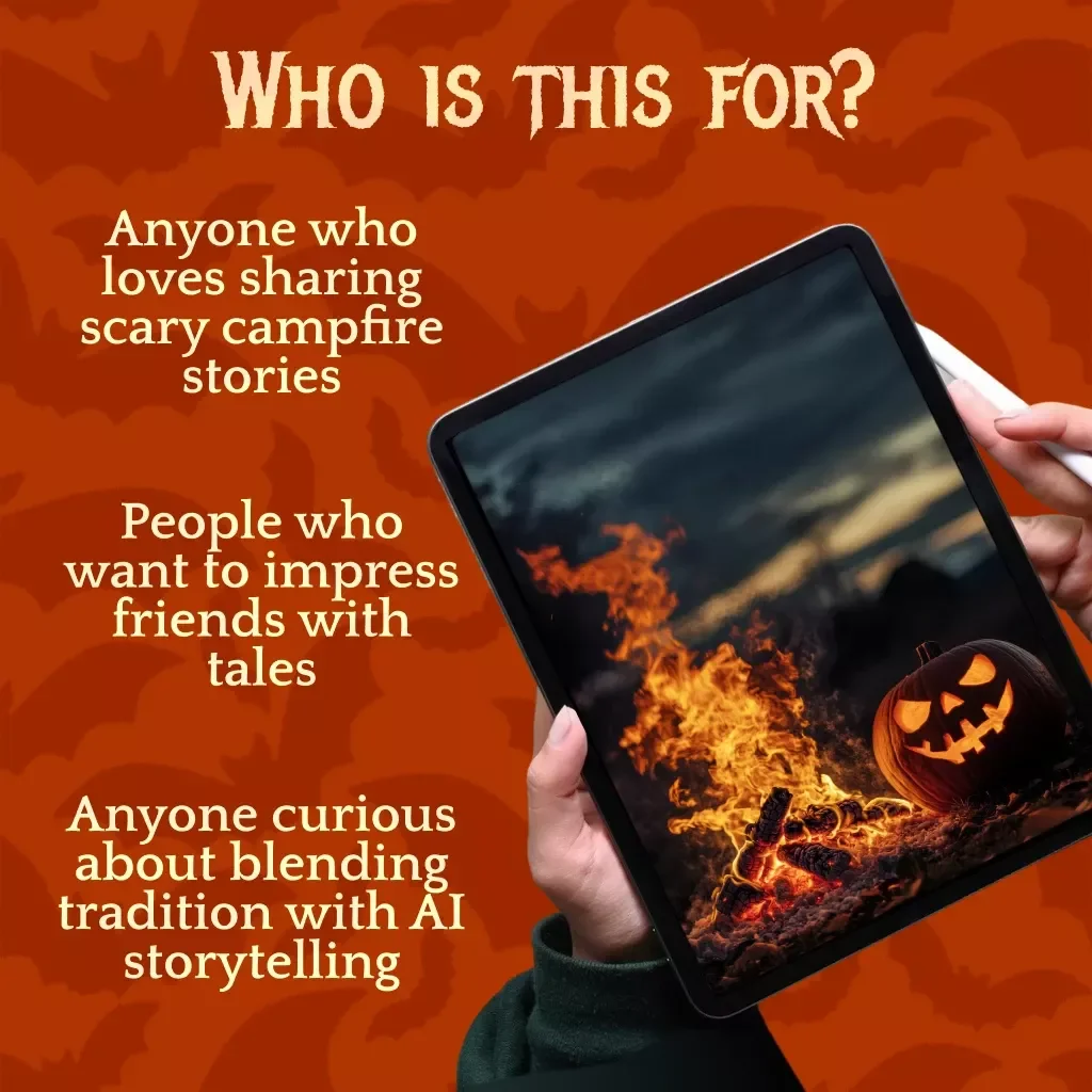 Whispers in the Flames: The Ultimate Guide to Scary Campfire Stories | Digital Download eBook for Creepy Tales & Storytelling