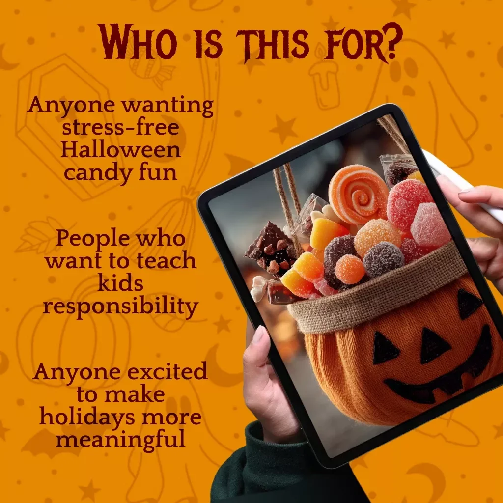 Track the Treats: A Fun and Simple Halloween Candy Inventory Guide for Kids and Parents | Printable Halloween Candy Inventory Tracker, Family eBook & Digital Download