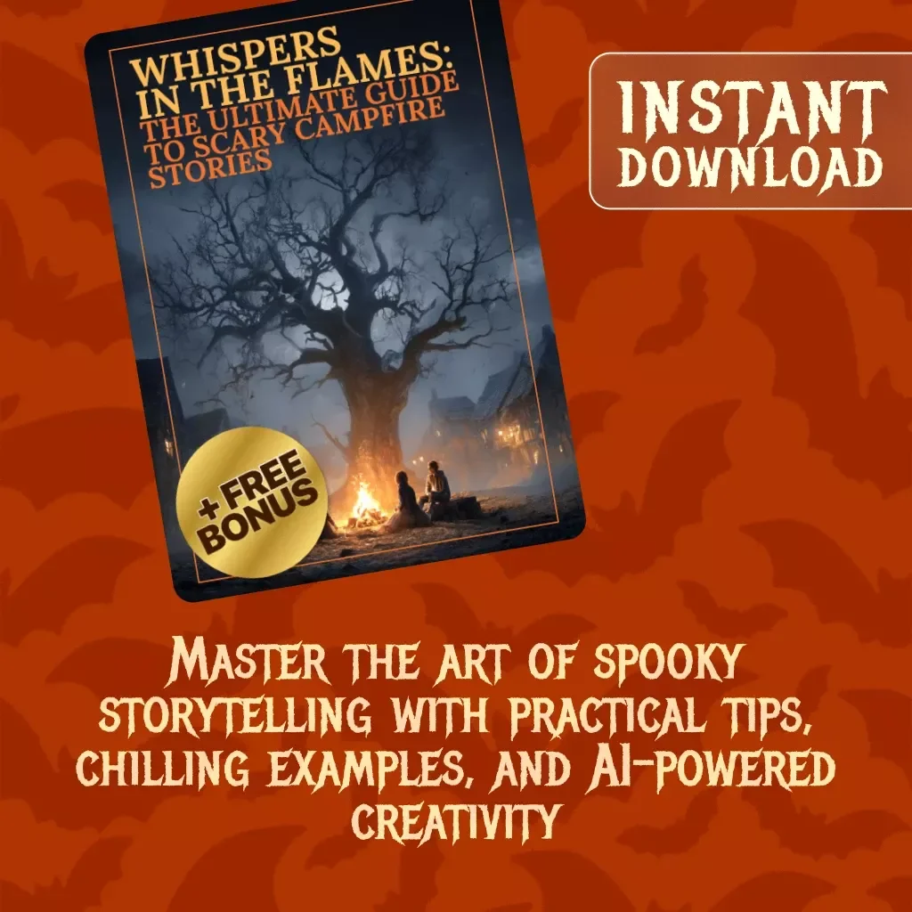 Whispers in the Flames: The Ultimate Guide to Scary Campfire Stories | Digital Download eBook for Creepy Tales & Storytelling