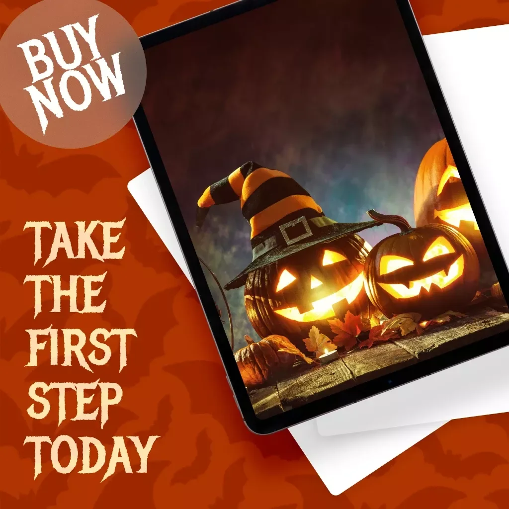 Pumpkin Creativity Countdown: Your Handy Halloween Checklist | Halloween Pumpkin Ideas Guide | Digital Download Carving & Painting Inspiration