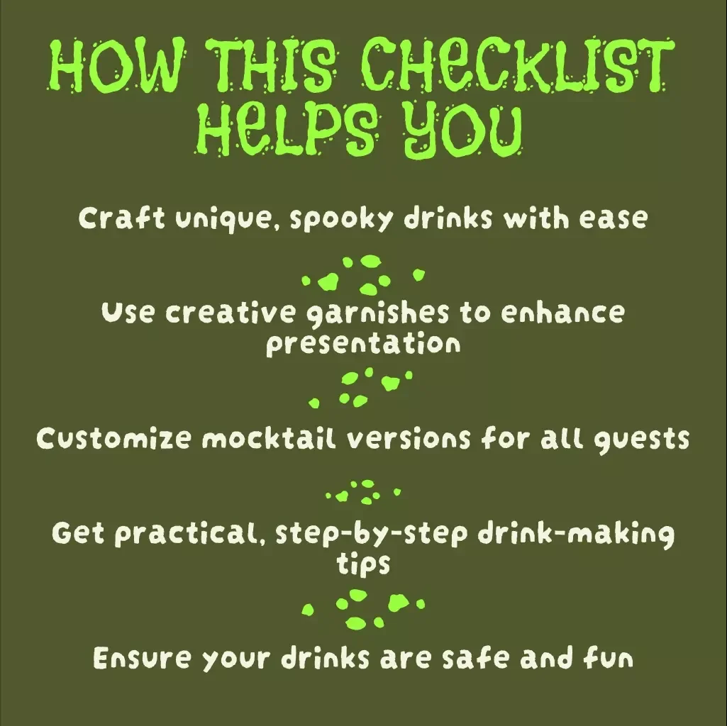 Spooky Sip Checklist: Halloween Drink Ideas & Recipes for a Boo-tiful Party