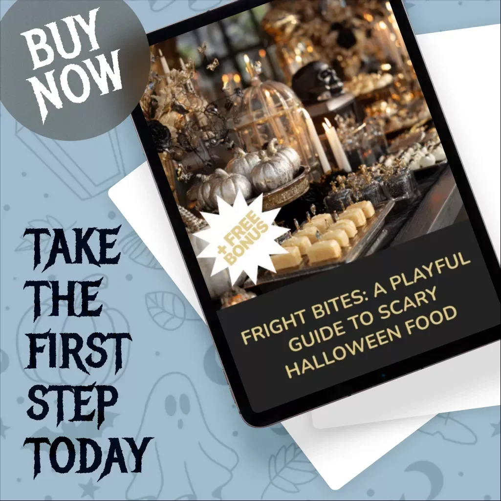 Fright Bites: A Playful Guide to Scary Halloween Food | Halloween eBook | Spooky Recipes, Creepy Party Snacks, Haunted Drinks & Dessert Ideas | Digital Download