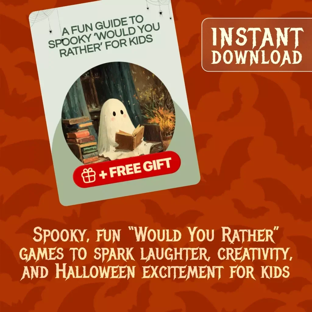 A Fun Guide to Spooky ‘Would You Rather’ for Kids | Halloween Party Game Ideas | Printable Digital Download