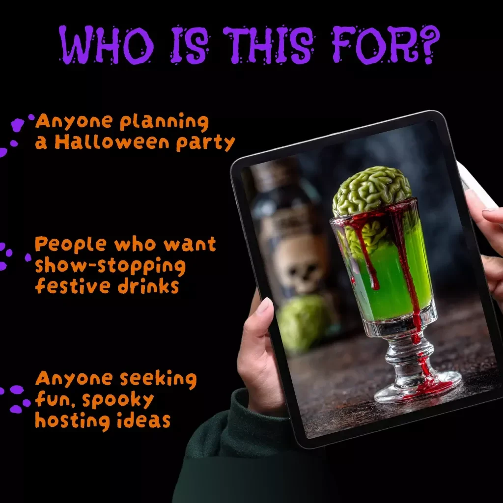 Wicked Sips and Spooky Spirits – The Ultimate Halloween Drink Recipe Guide | Halloween Drinks Recipes eBook for Parties, Mocktails, Cocktails & More