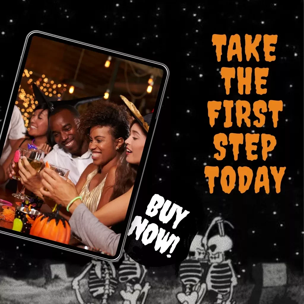 Halloween Party Food Checklist for Adults | Printable Spooky Menu Planner, Themed Treat Ideas, Cocktails & Decor Guide | Digital Download