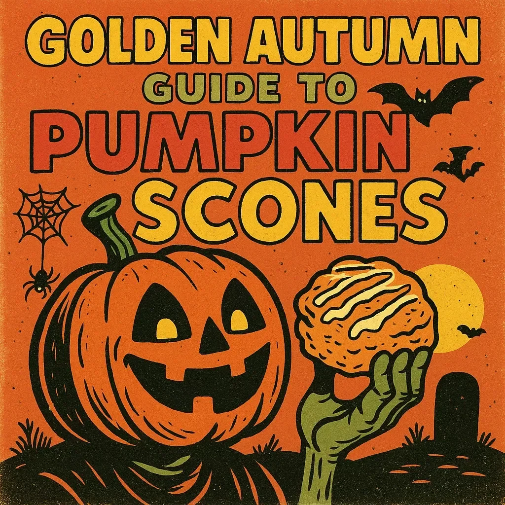 Golden Autumn: Guide to Pumpkin Scones | Cozy Fall Baking eBook | Pumpkin Scone Recipe Digital Download