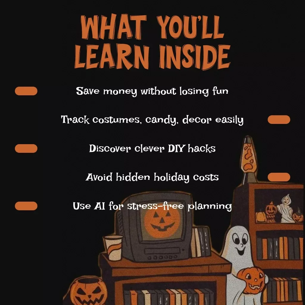 Halloween Spooky Budget Planner for Families | Printable Digital Download | Ebook Guide for Stress-Free & Affordable Halloween