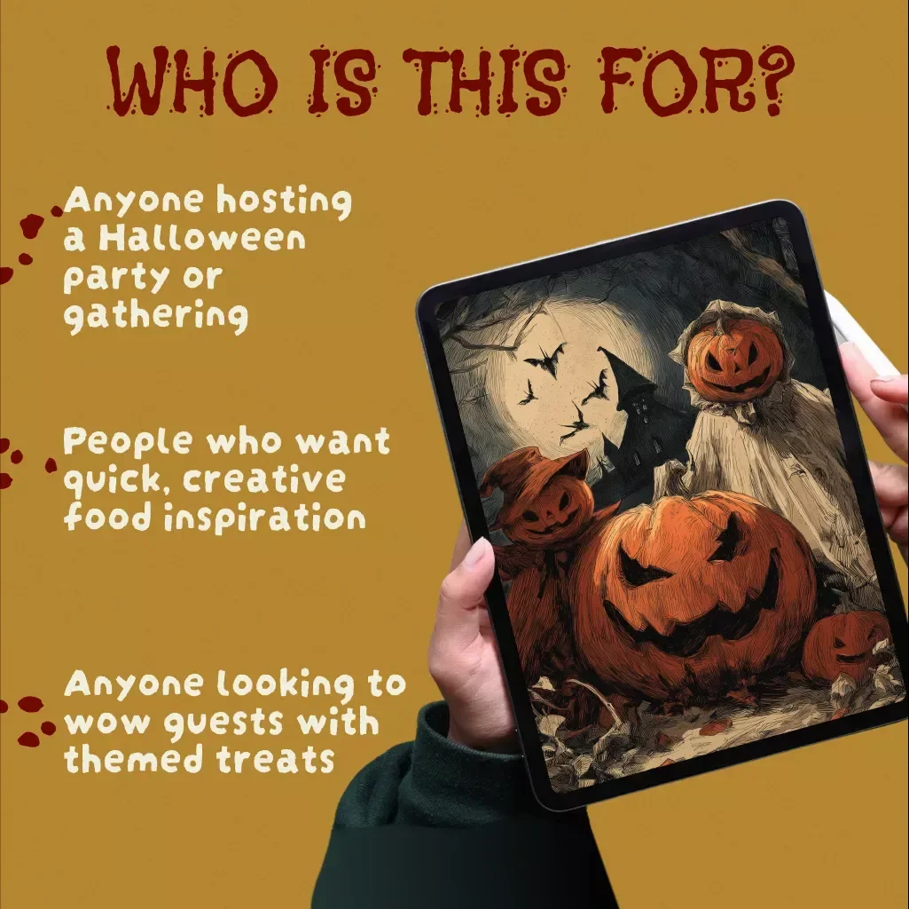 Spooktacular Halloween Charcuterie Board Checklist | Digital Download Guide, eBook & Printable Party Planner