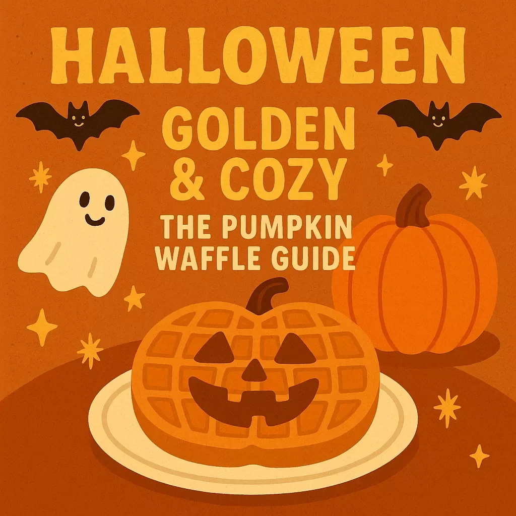 Golden & Cozy: The Pumpkin Waffle Guide | Fall Breakfast eBook | Easy Pumpkin Waffle Recipe Ideas, Toppings & Variations