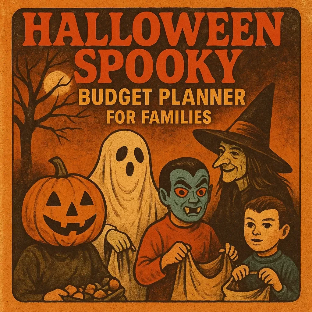 Halloween Spooky Budget Planner for Families | Printable Digital Download | Ebook Guide for Stress-Free & Affordable Halloween