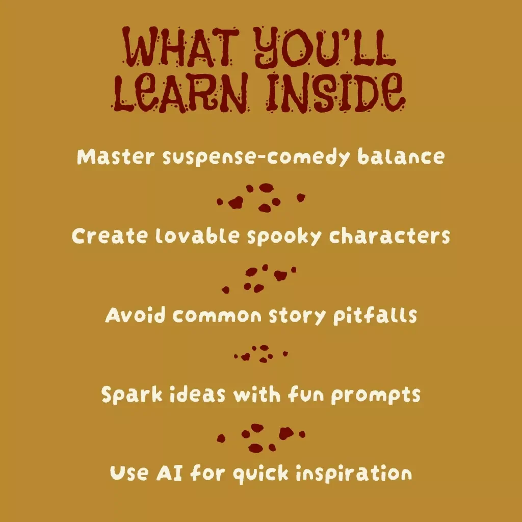 Frights and Giggles: Funny Scary Halloween Stories | Spooky Ghost Story Writing Guide eBook for Beginners & Creators