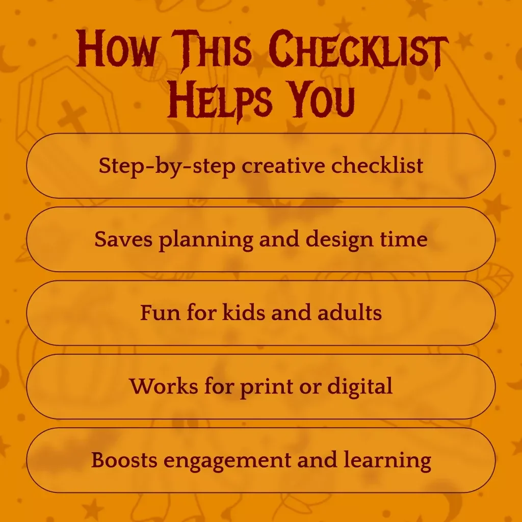 Halloween Fact or Myth Printables Checklist | Digital Download Guide for Creating Fun Halloween Games, Quizzes & Activities