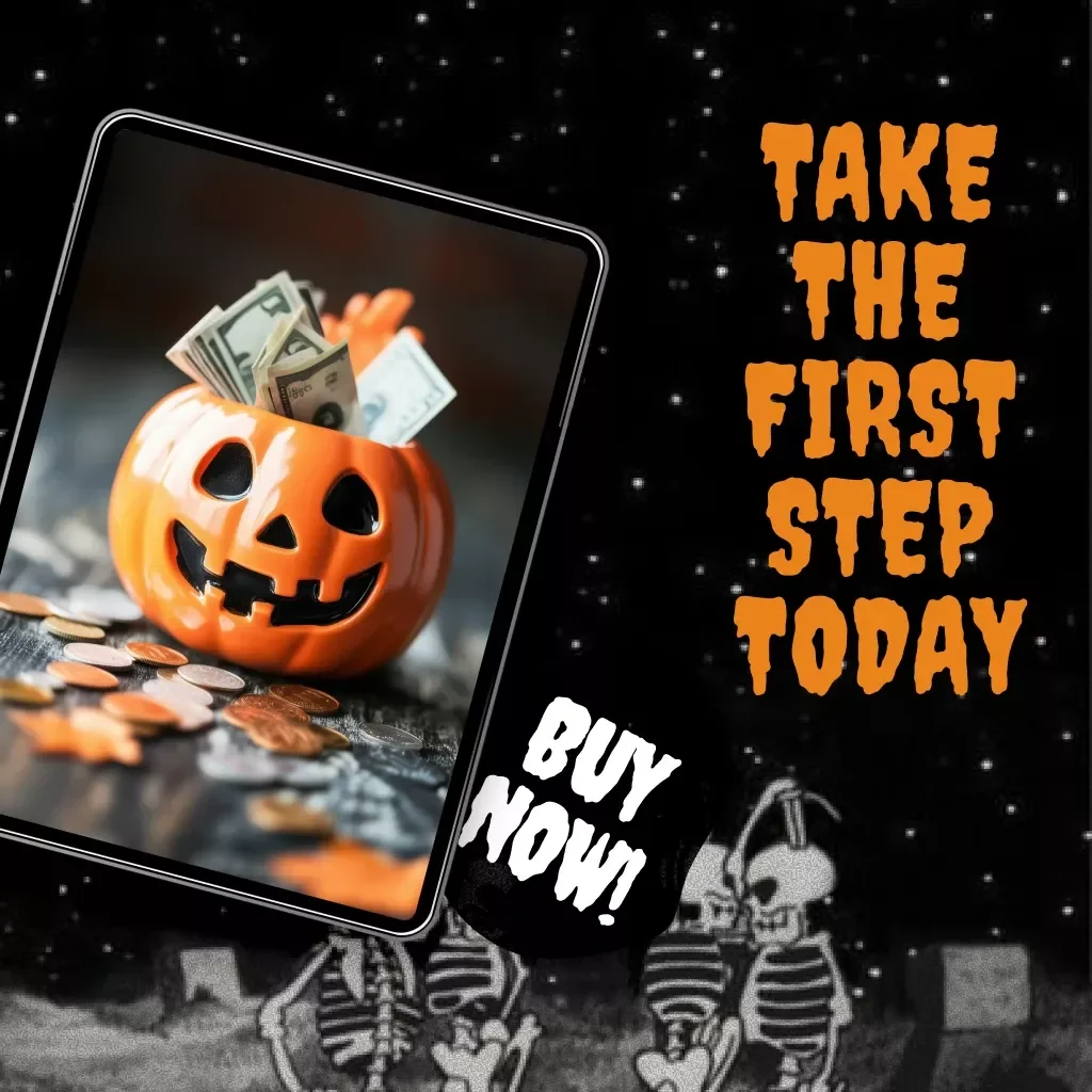 Halloween Budget Tracker Checklist | Printable Budget Tracker for Halloween Expenses | Digital Download for Planning Costumes, Décor, Candy, Parties & Activities