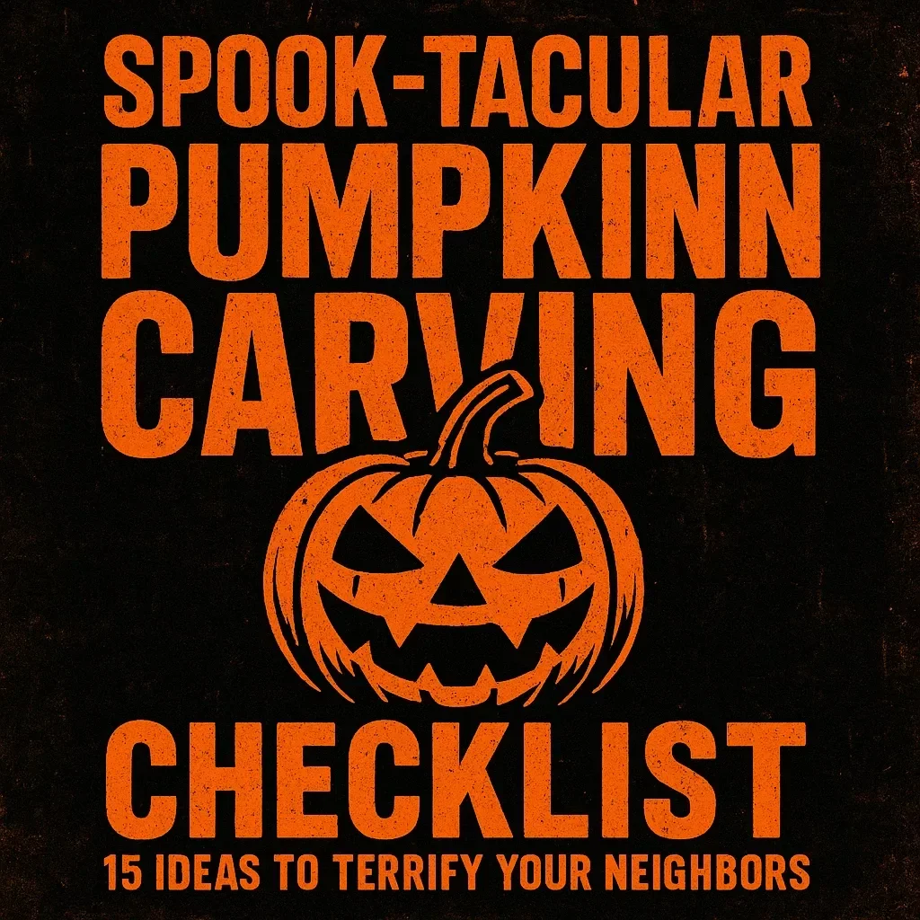 Spook-tacular Pumpkin Carving Checklist: 15 Ideas to Terrify Your Neighbors – Scary Pumpkin Carving Ideas for Halloween Fun