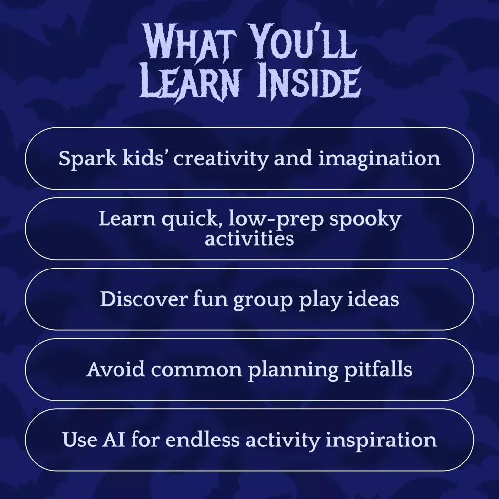 Frights & Fun: The Guide to Spooky Activities for Kids | Printable Digital Download | Fun Halloween Crafts, Games & Creative Ideas for Children