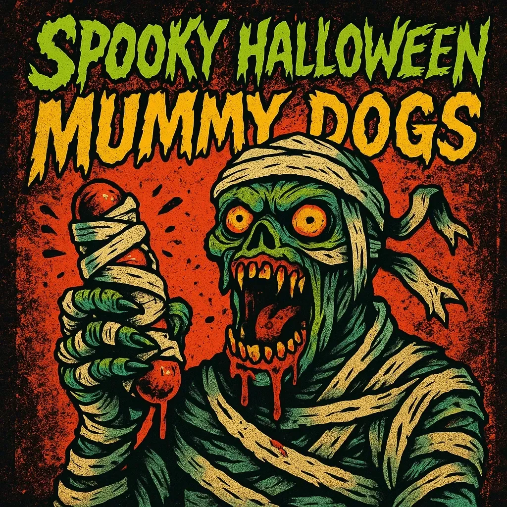 Spooky Halloween Mummy Dogs | DIY Recipe Guide for Easy Halloween Party Snacks & Creative Themed Ideas